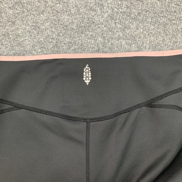 Free People Shorts Womens S Small Black Movement Step Up High Rise Pull On Biker - Picture 10 of 13